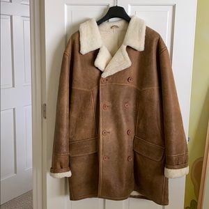 Rem Garson shearling pea coat